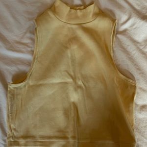 EUC Everlane Ribbed MockNeck M Ecru Tank